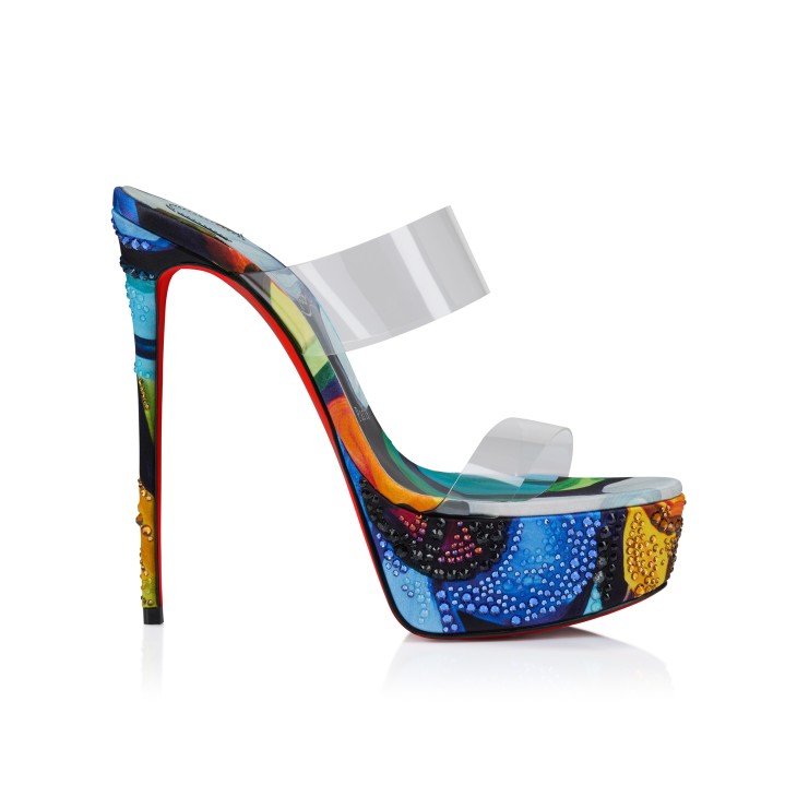Christian Louboutin Just Nothing Alta Flower Strass - Image 4